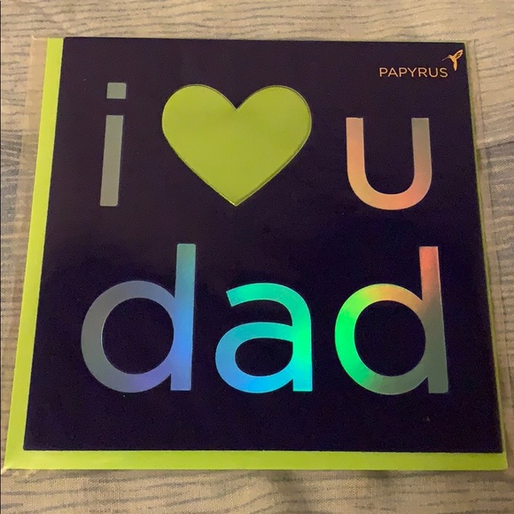 ⚡️5/$30⚡️Papyrus I love U dad, Father’s Day card - Picture 4 of 6